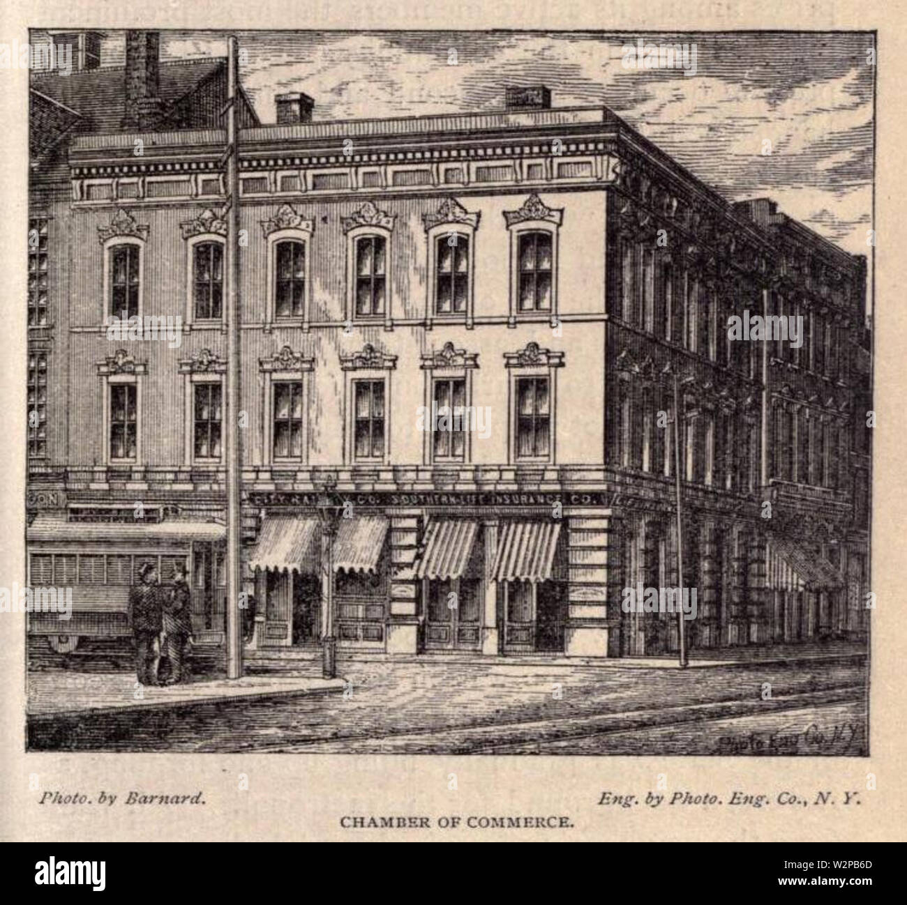 2 Broad Street - 1875 Foto Stock