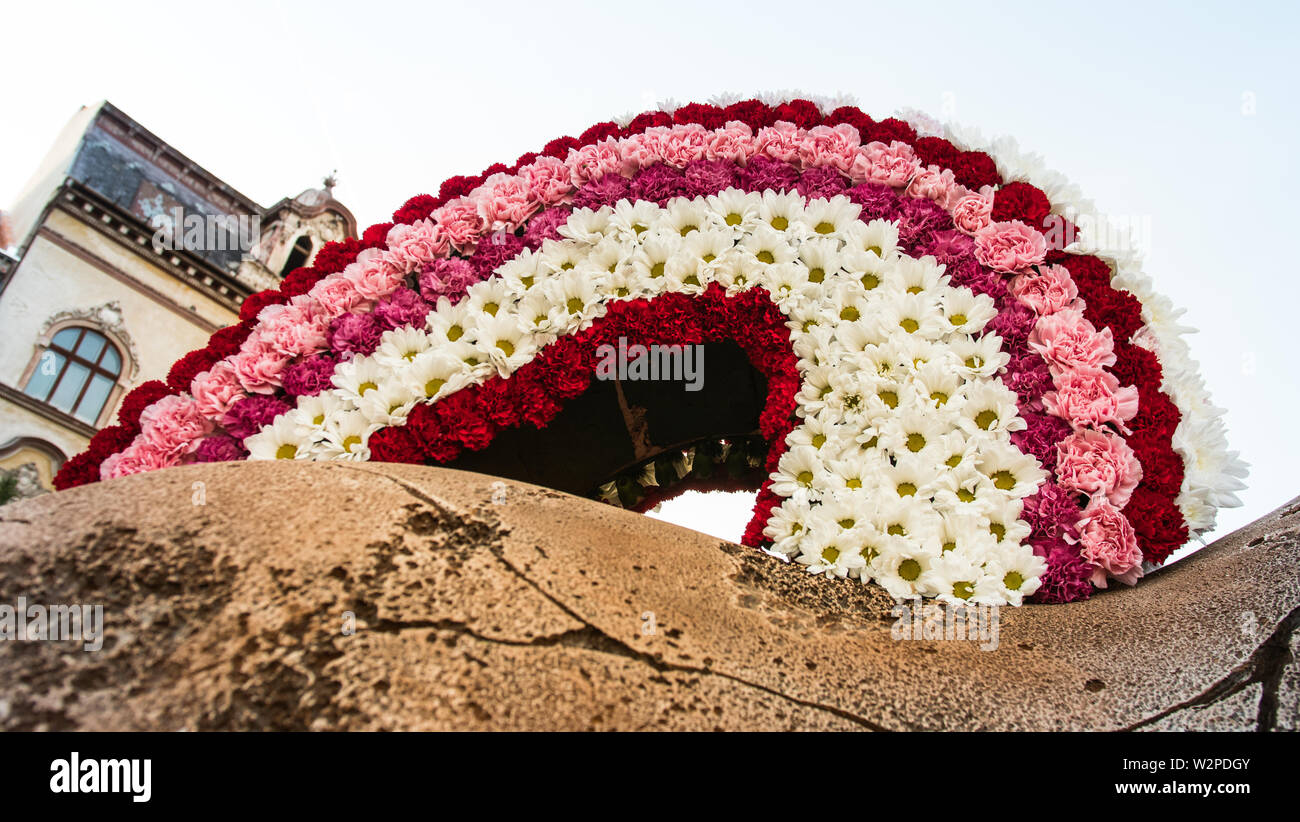 Autunno Flower Show in Arad Romania Foto Stock