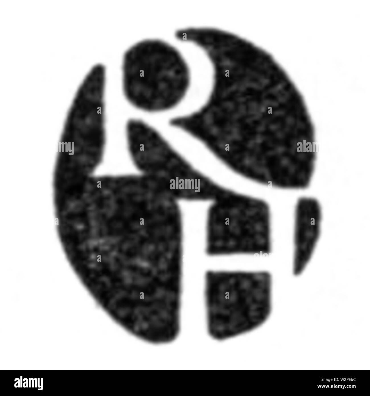 Una scrivania un libro sul galateo della cancelleria sociale monogrammi p12 (DX) Foto Stock