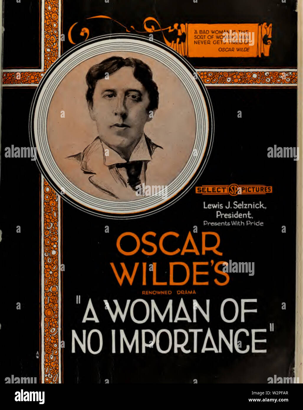 Una donna di nessuna importanza da Denison Clift (UK) 1 film 1922 giornaliero Foto Stock