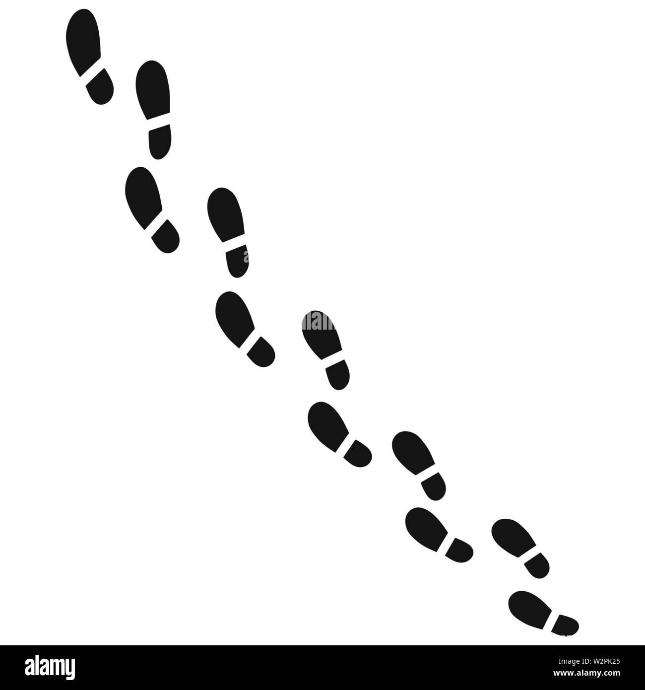 Colophon Scarpe strada isolato su sfondo bianco Illustrazione Vettoriale