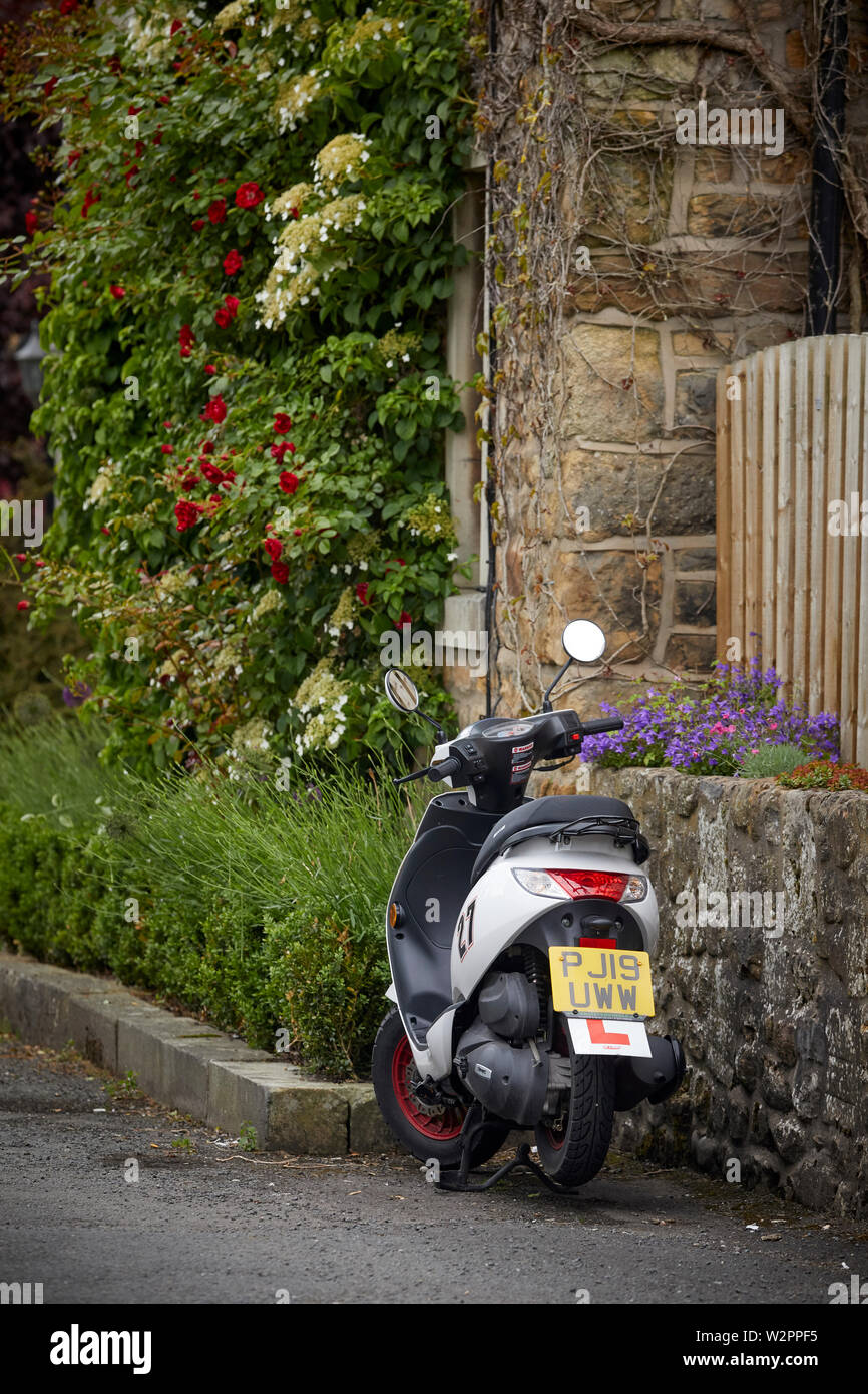 Waddington piccolo e pittoresco villaggio vicino a Clitheroe in Ribble Valley, Lancashire, Foto Stock