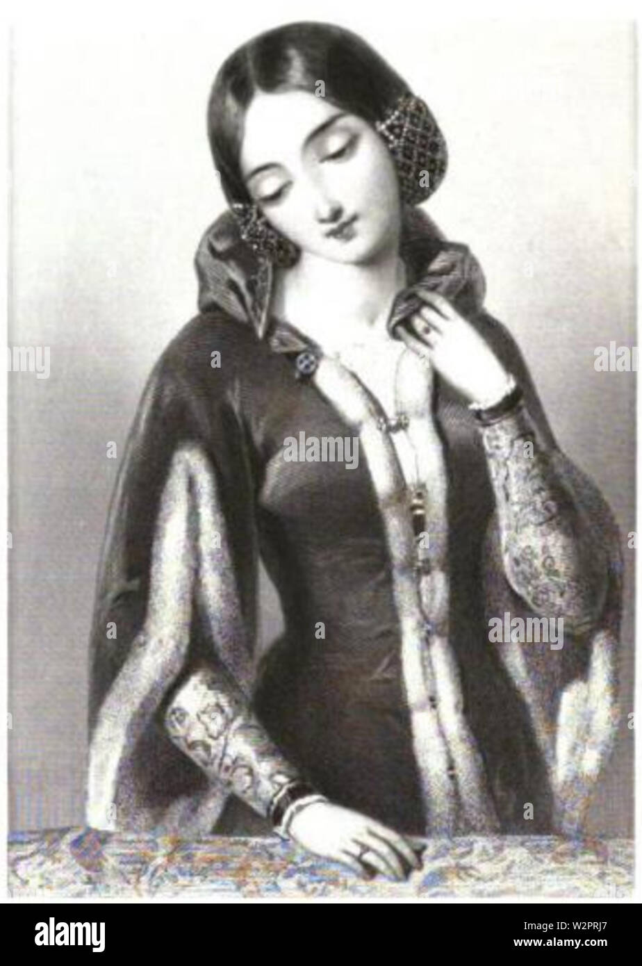 Anne-di-Boemia-da-bouvier-in-Strickland-1904 Foto Stock