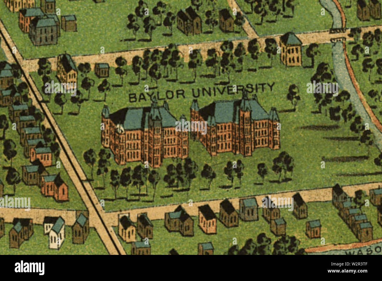 Baylor University 1892 Foto Stock