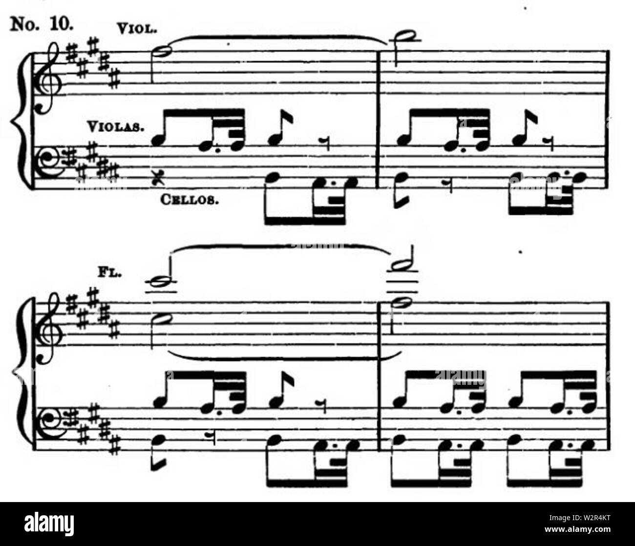 La Nona di Beethoven Symphony (Grove) 20A Foto Stock