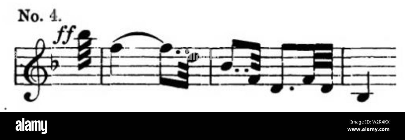 La Nona di Beethoven Symphony (Grove) 15B Foto Stock