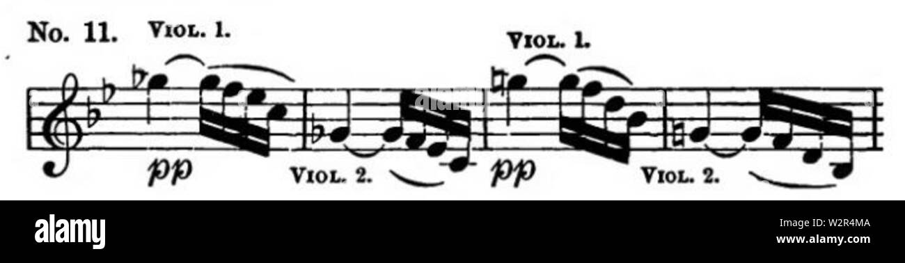 La Nona di Beethoven Symphony (Grove) 20B Foto Stock