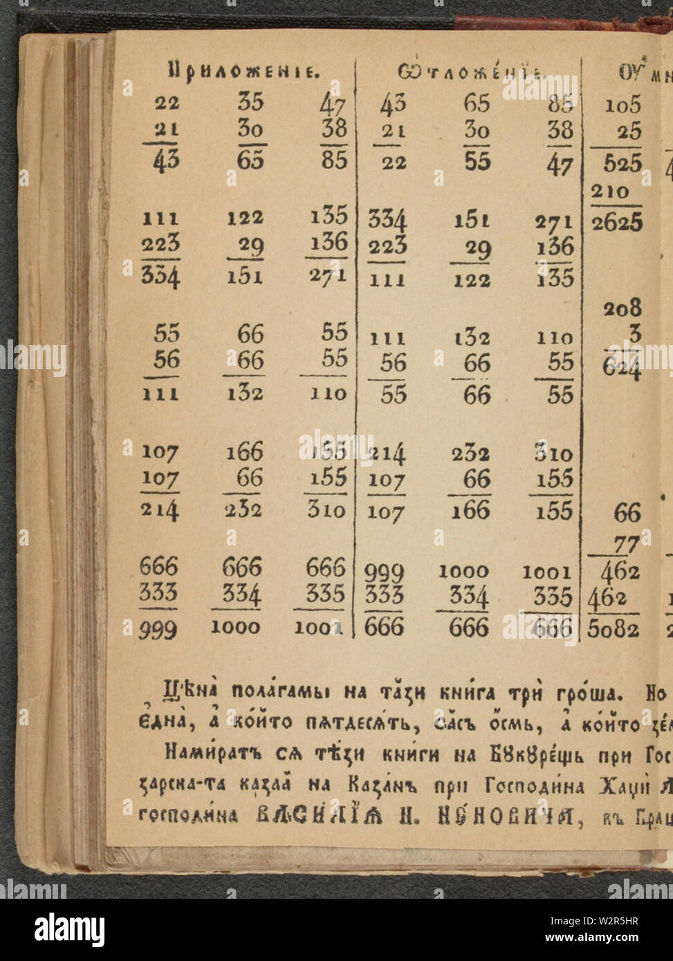 Primer Beron pagina 142 Foto Stock