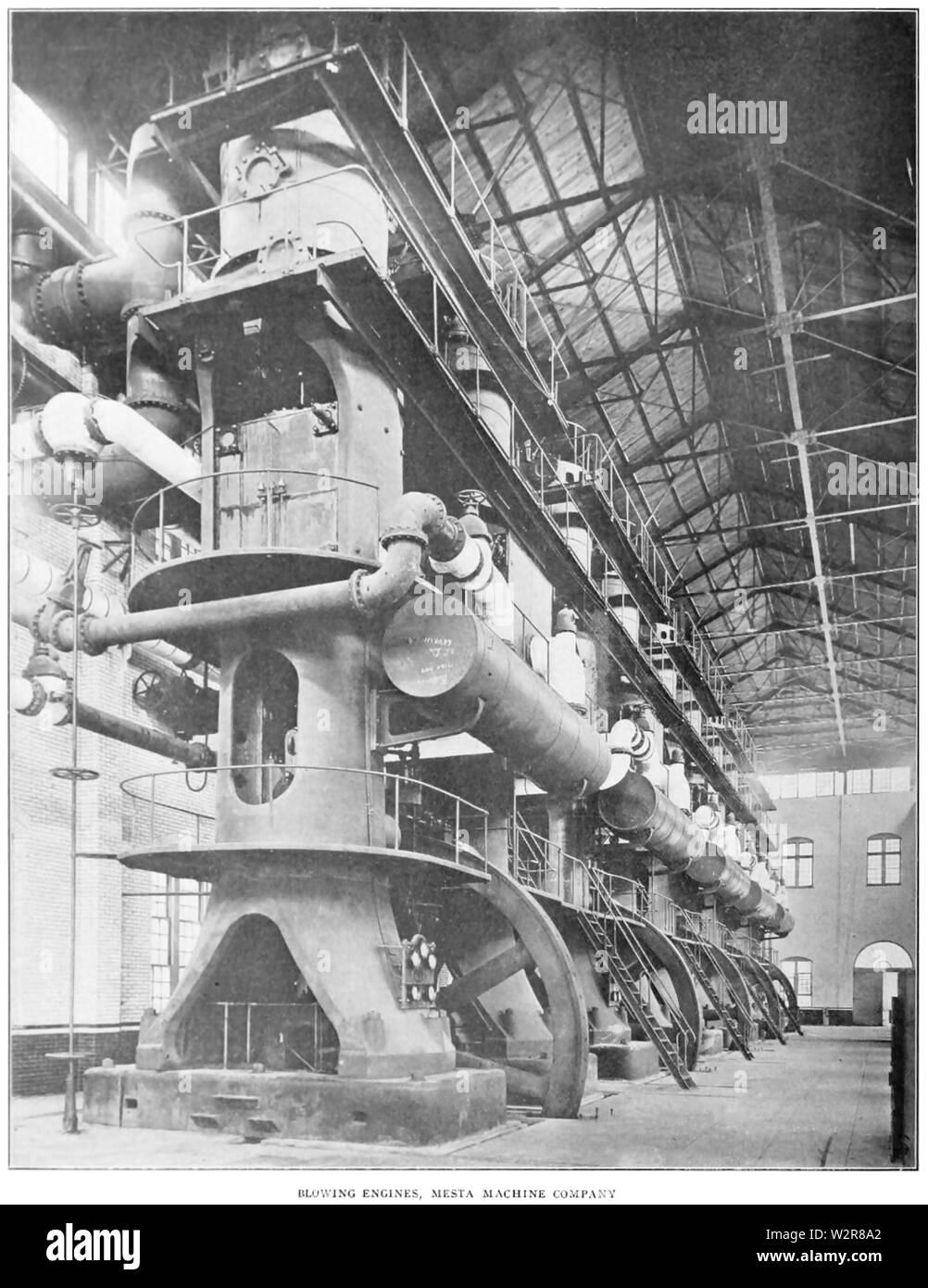 Motori di soffiaggio Mesta Machine Company 1907 Foto Stock