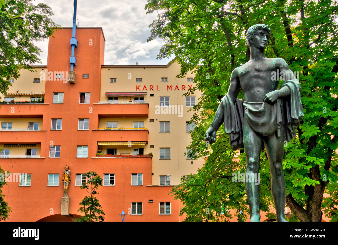 Karl Marx Hof, Vienna Foto Stock