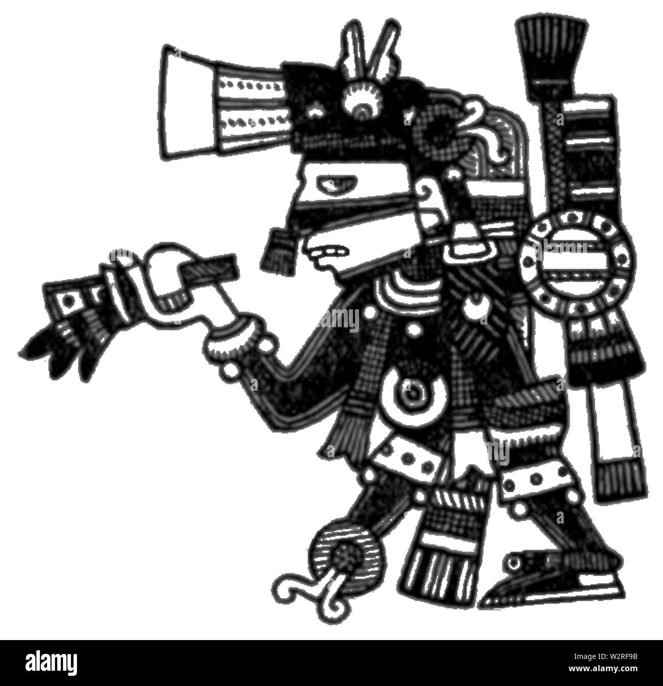 COM V1 D090 Tezcalipoca Foto Stock