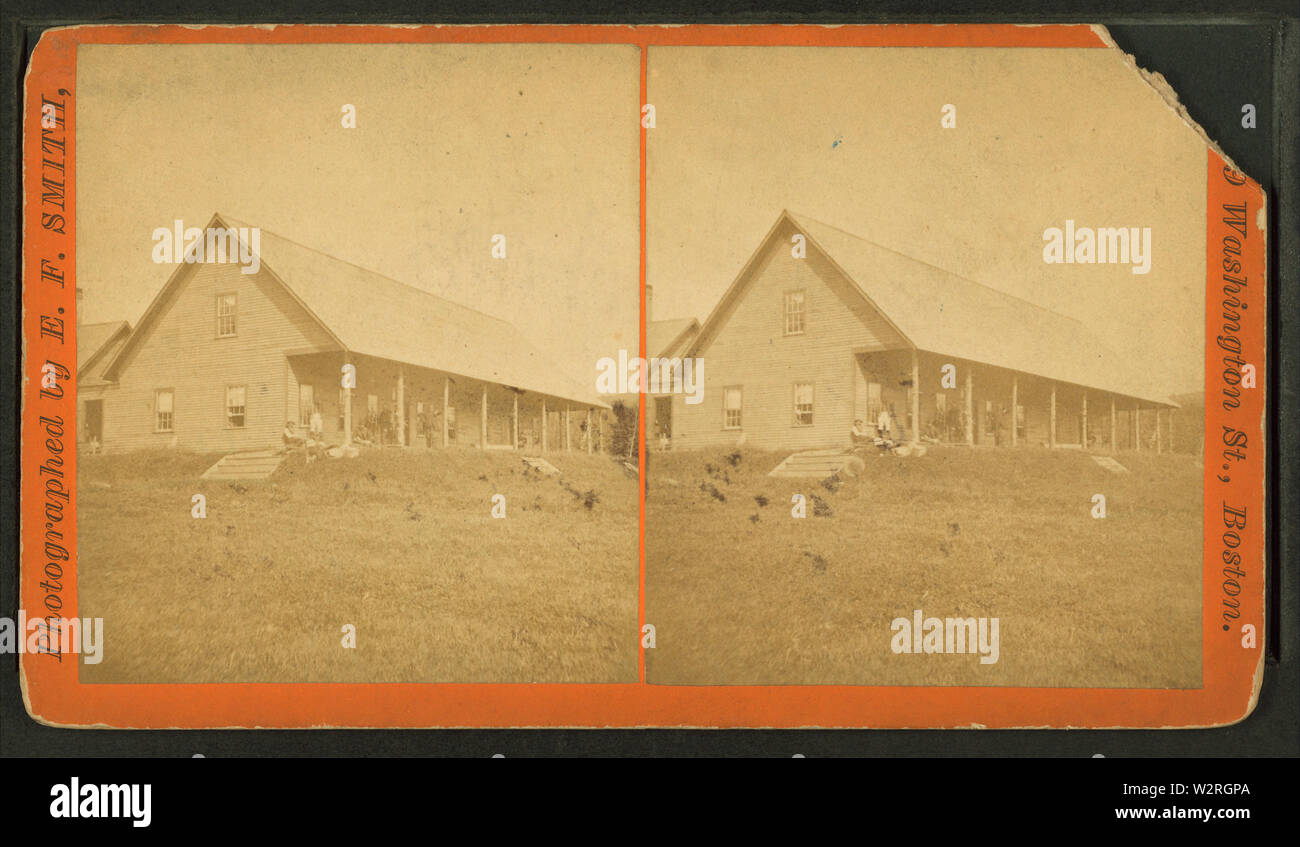 Camp Kennebago, sede Oquossoc Angling Association, da Farrar, Charles A J (Charles Alden John) , d 1893 Foto Stock