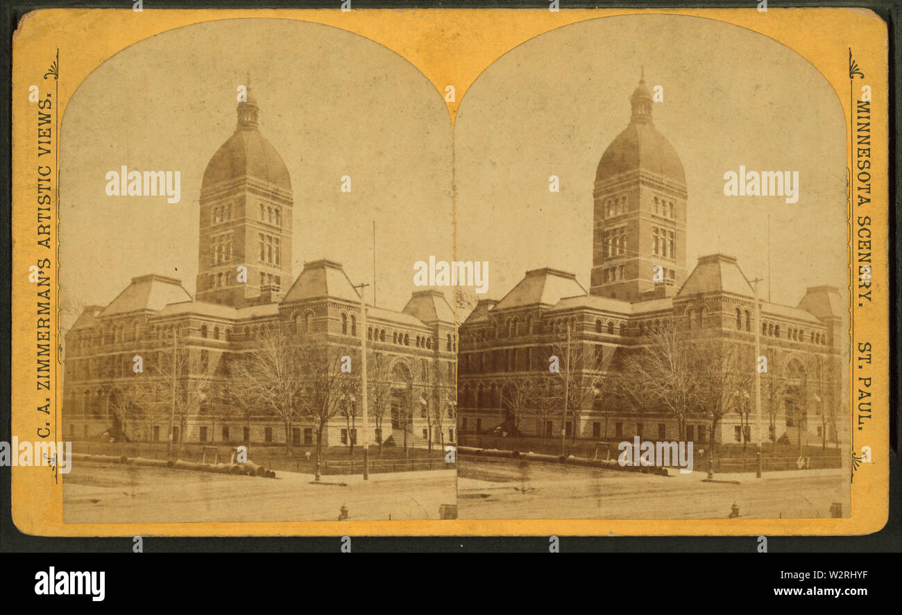 Capitol, da Zimmerman, Charles un, 1844-1909 Foto Stock