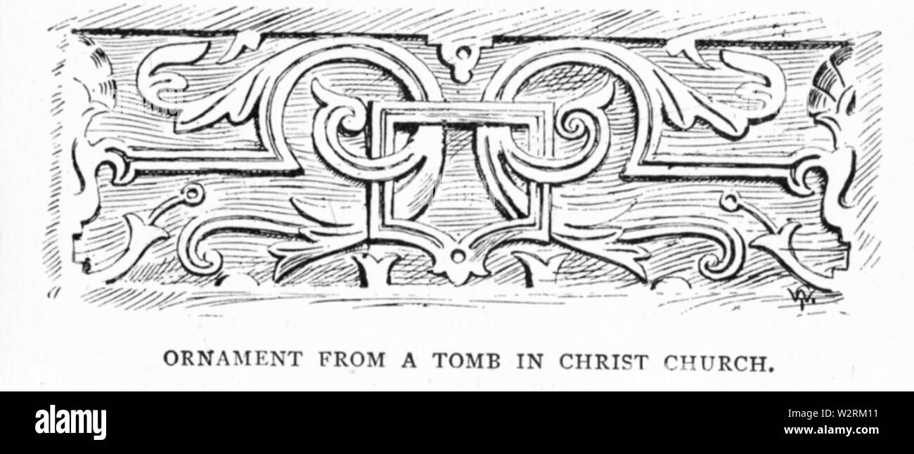 Chiesa cattedrale di Oxford 28 Foto Stock