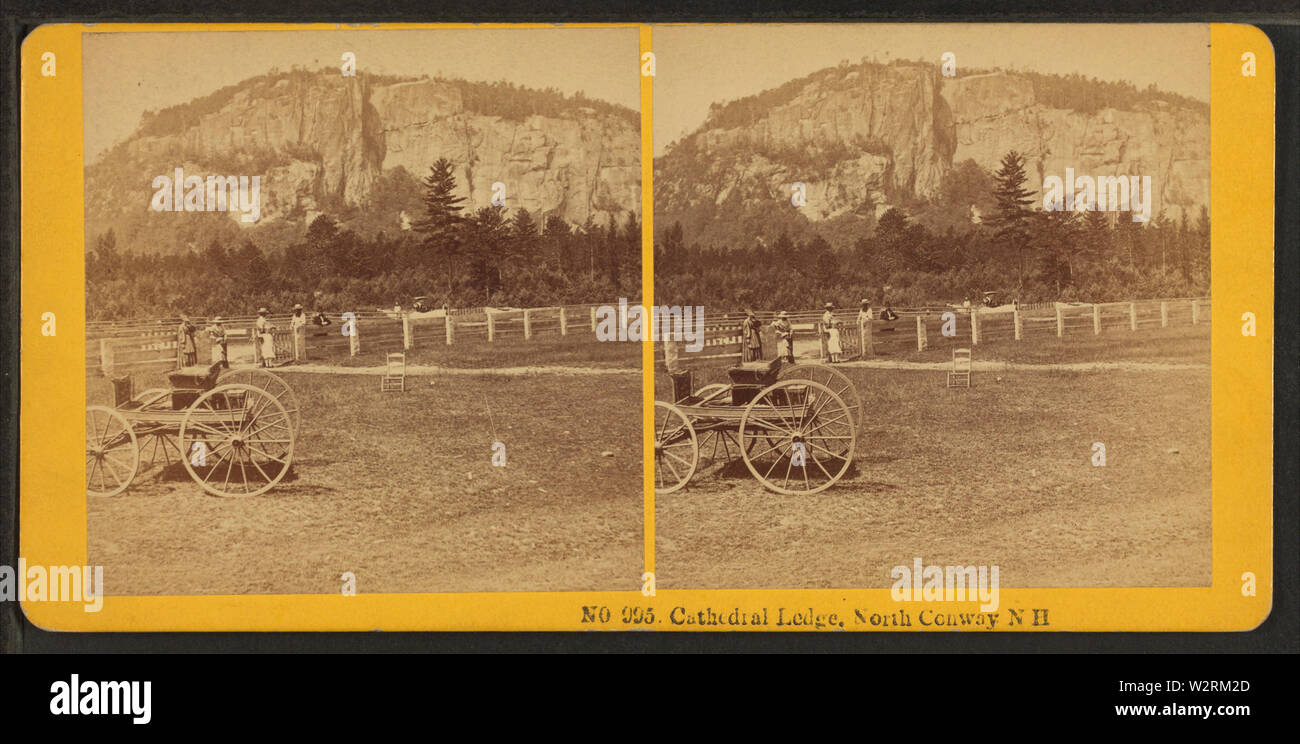 Cattedrale battuta, North Conway NH, da James Cremer di Emporio stereoscopica Foto Stock