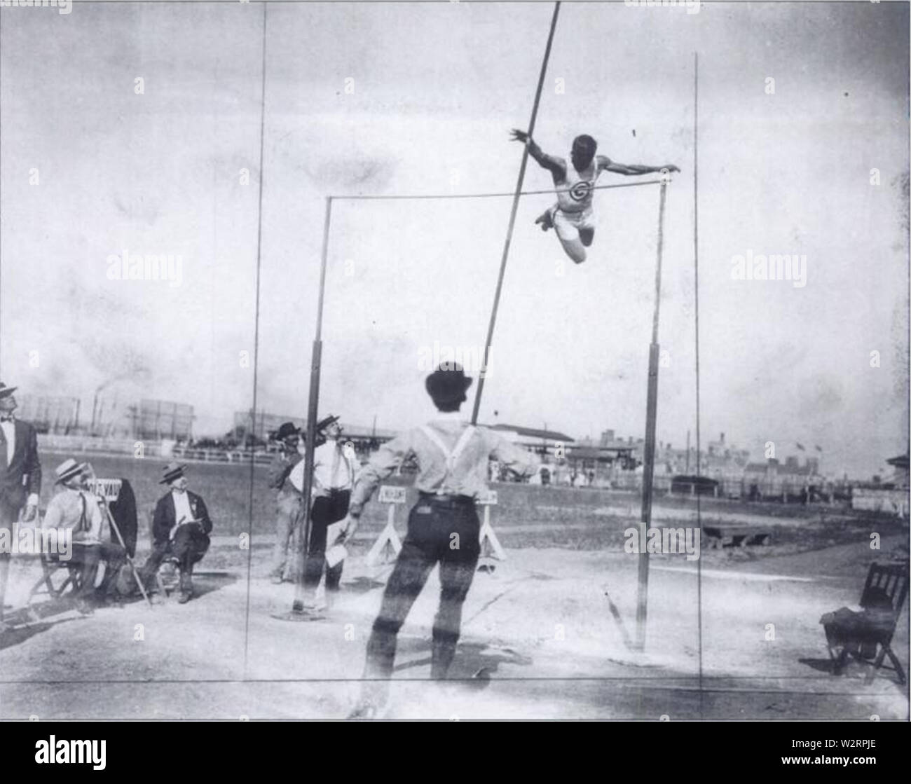 Charles Dvorak a 1904 Olimpiadi Foto Stock