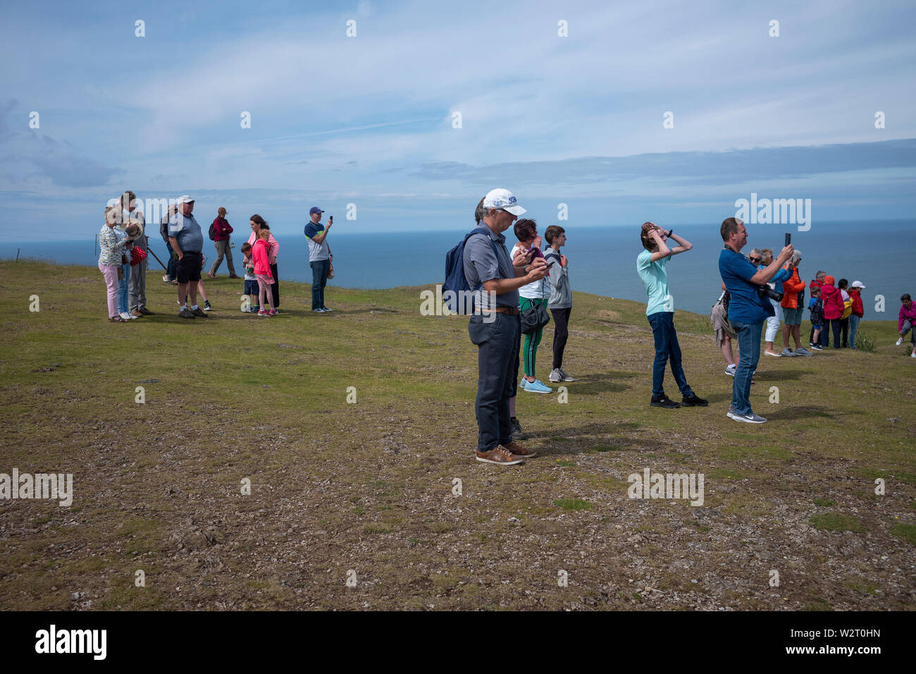 GREAT ORME VERTICE BUS LLANDUDNO FIRE Luglio 2019 Foto Stock