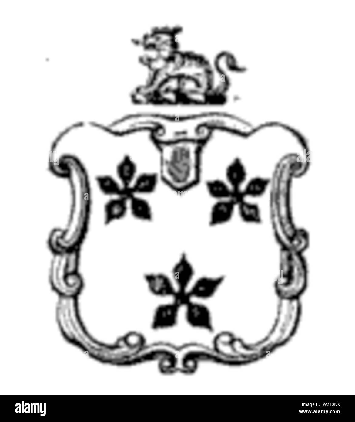 Cappotto di Arms-Sebright Baronets Foto Stock