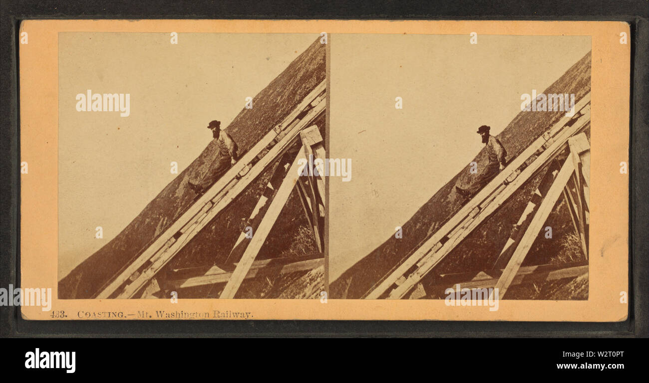 Mentre il trattore procede per inerzia a Washington, ferroviaria da Kilburn fratelli Foto Stock