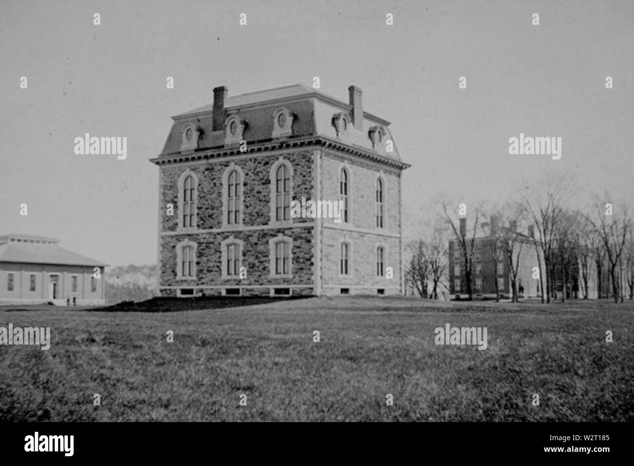 Sala Colburn Colby College Campus vecchio Foto Stock