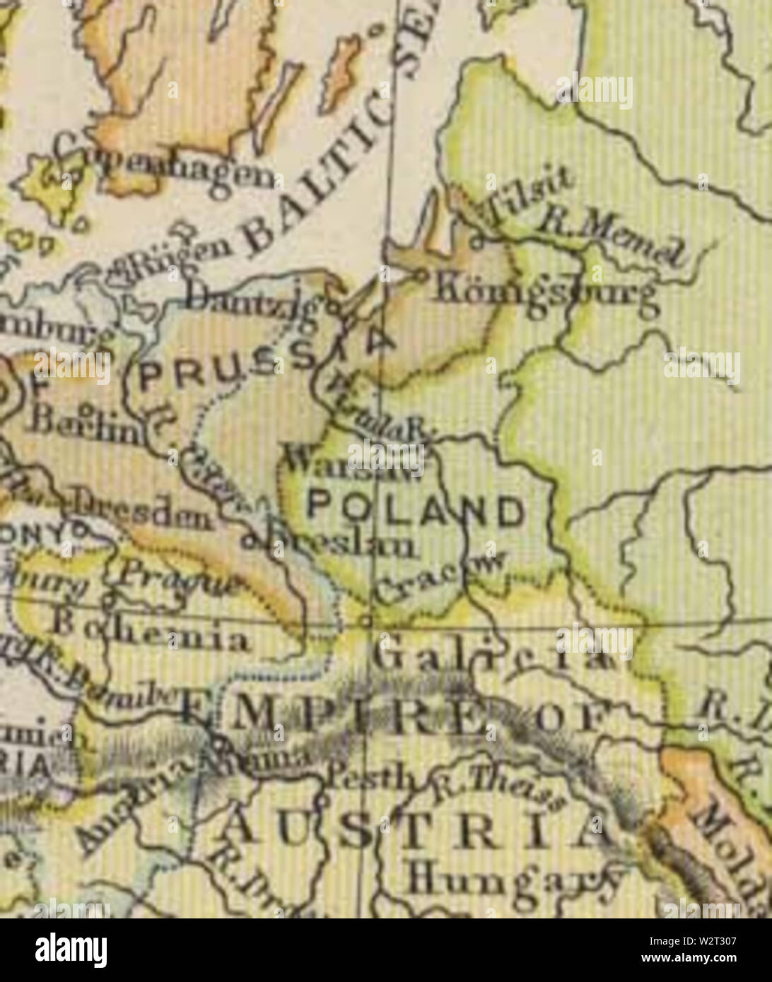 Congres-Polen1815 Foto Stock