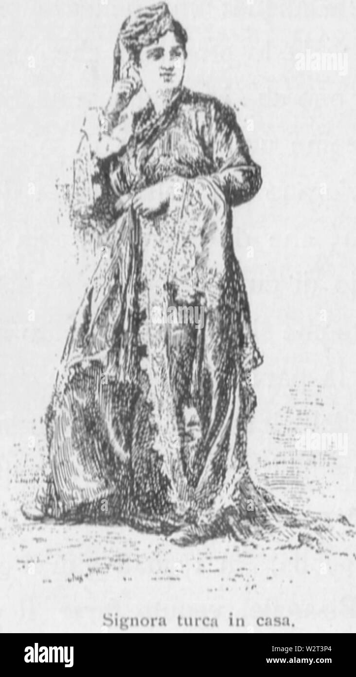 Costantinopoli(1878)-bagno turco onorevole in casa Foto Stock