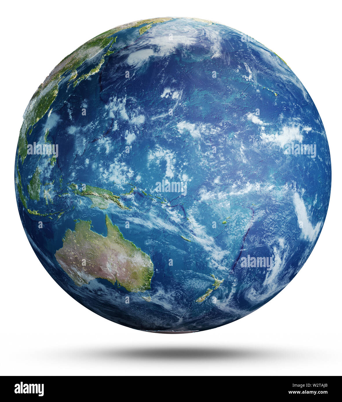 Il pianeta terra concetto. Il rendering 3D Foto Stock