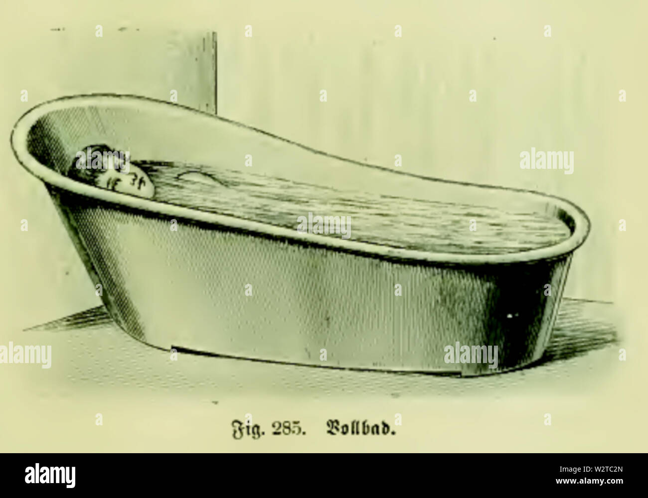 Die Frau als Hausärztin (1911) 285 Vollbad Foto Stock