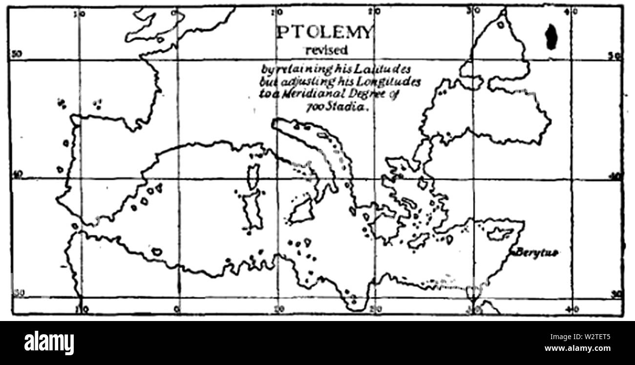 EB 1911 Mappa Fig 4 Foto Stock