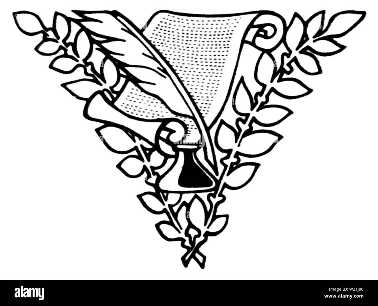 Undici leader cieco titolo illustrativo Foto Stock