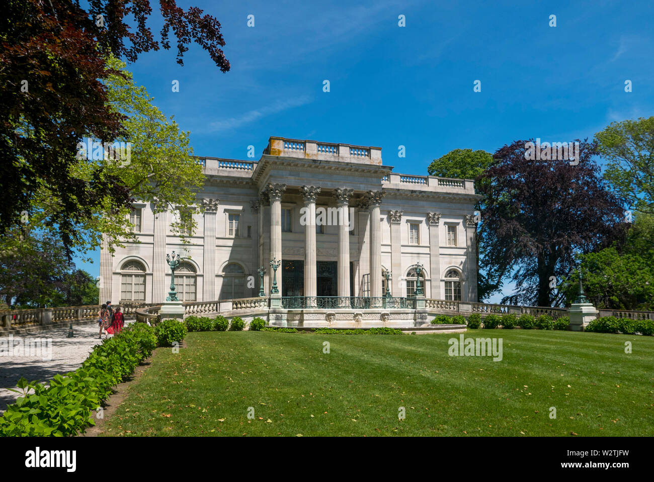 Casa di marmo, Mansion, Newport, Rhode Island, STATI UNITI D'AMERICA Foto Stock