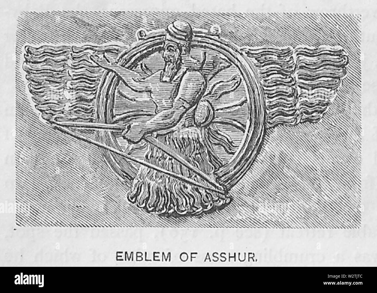 Emblema di Assur Foto Stock