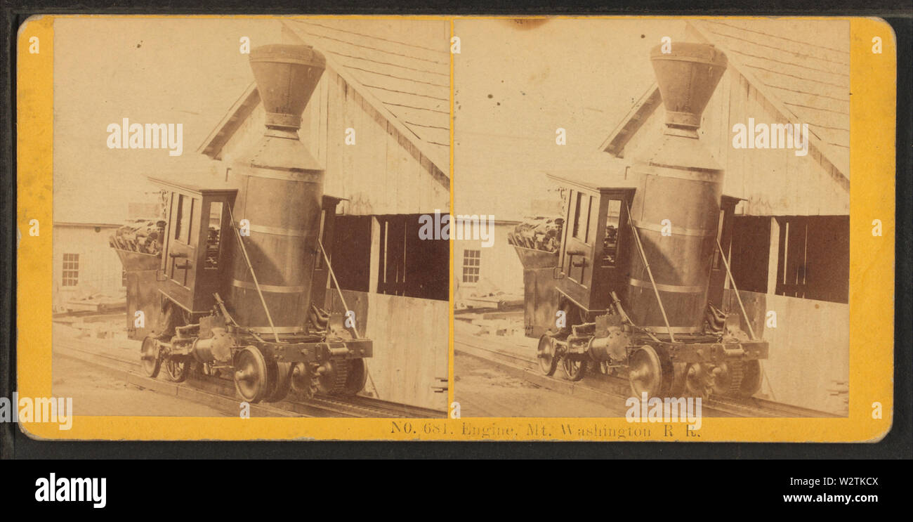 Motore, Washington Mt RR, da Kilburn fratelli Foto Stock