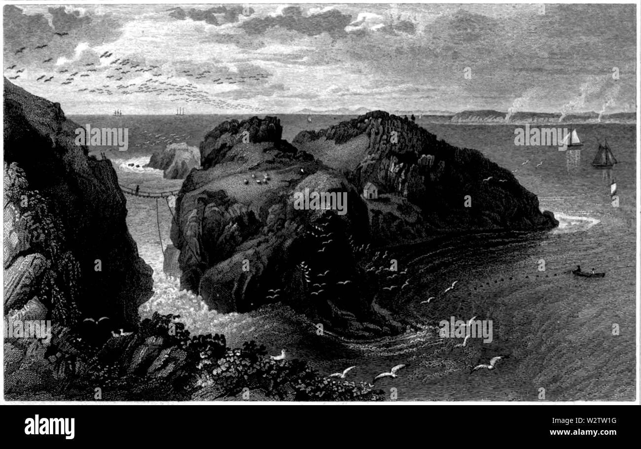 Fisher nella Drawing Room rottami prenota (LEL, 1832) Pagina 9 - Carrick-a-Rede Foto Stock