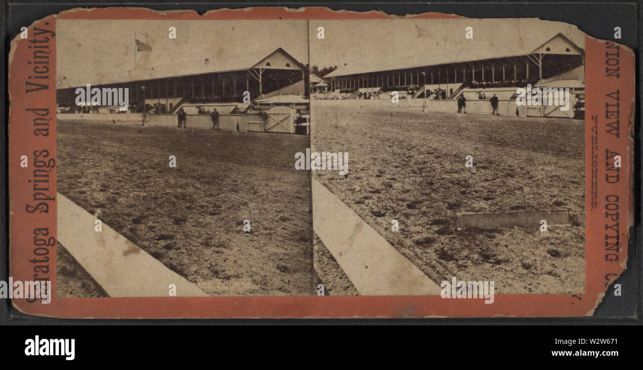 Grand Stand, Race Course, dall'Unione visualizzare e copiare Co Foto Stock