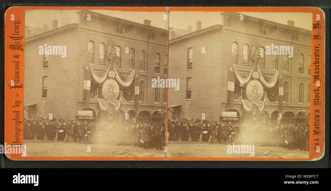 Gruppo di musicisti, da Ellinwood & McClary Foto Stock