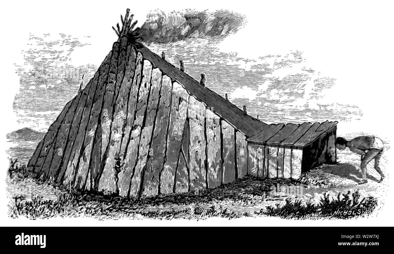 HAHL D135 Maidu lodge in alta Sierra Foto Stock