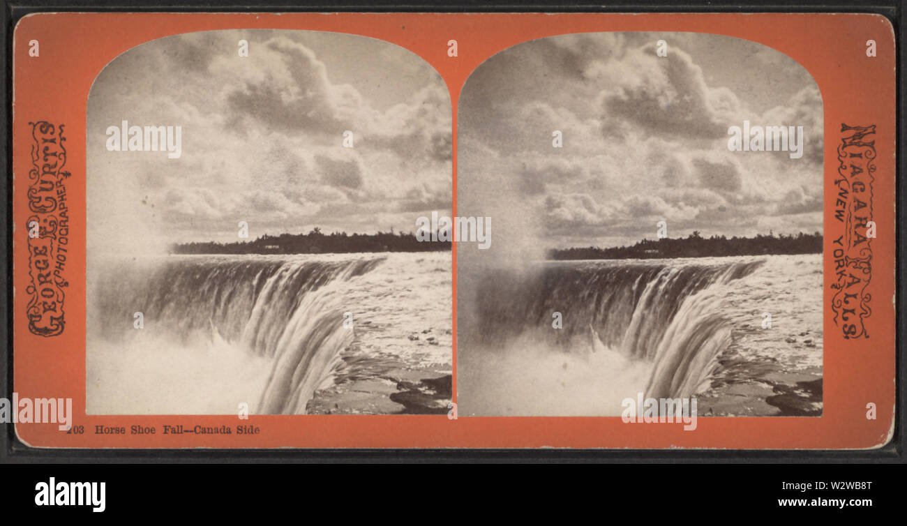 Ferro di Cavallo caduta, Canada lato, da Curtis, George e, d 1910 Foto Stock