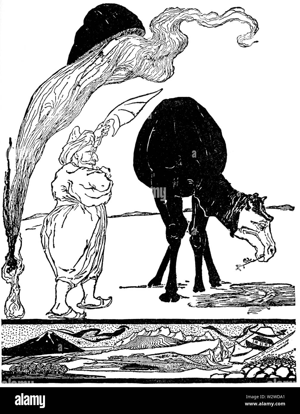 Illustrazione a p 23 in soli in modo storie (c1912) Foto Stock