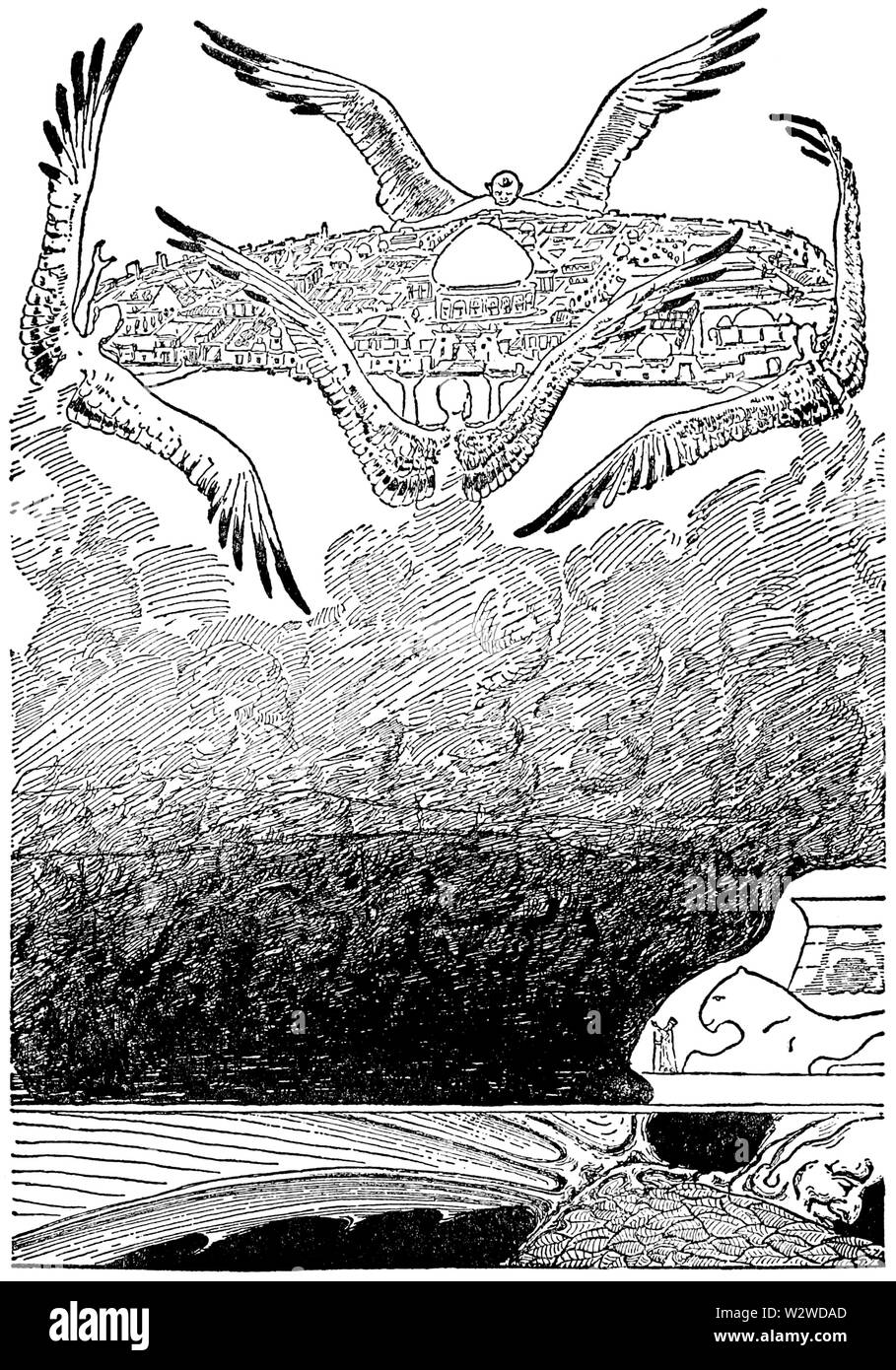 Illustrazione a p 241 in soli in modo storie (c1912) Foto Stock