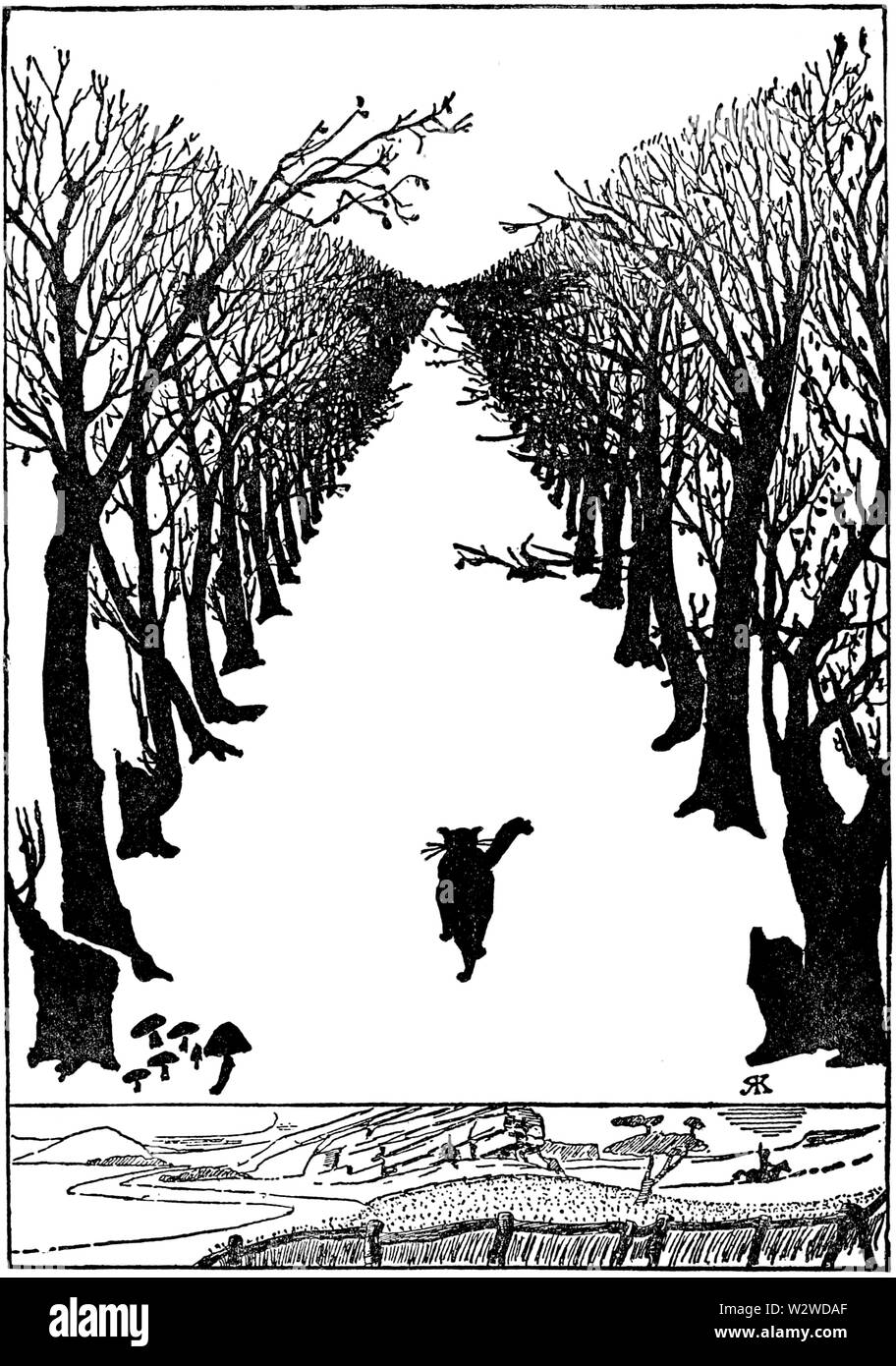 Illustrazione a p 207 in soli in modo storie (c1912) Foto Stock