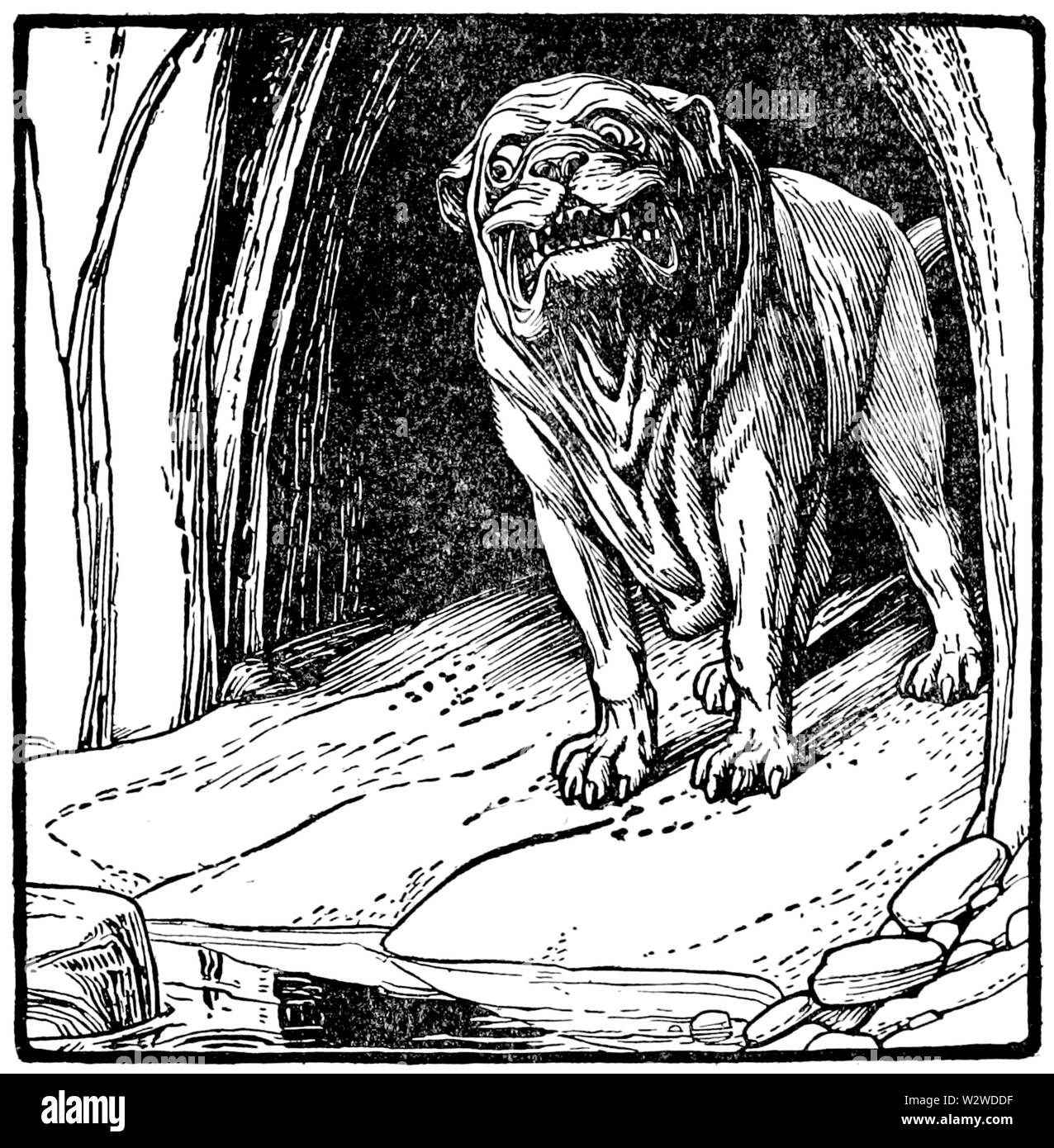 La figura alla pagina 139 in Europa di fata prenota Foto Stock