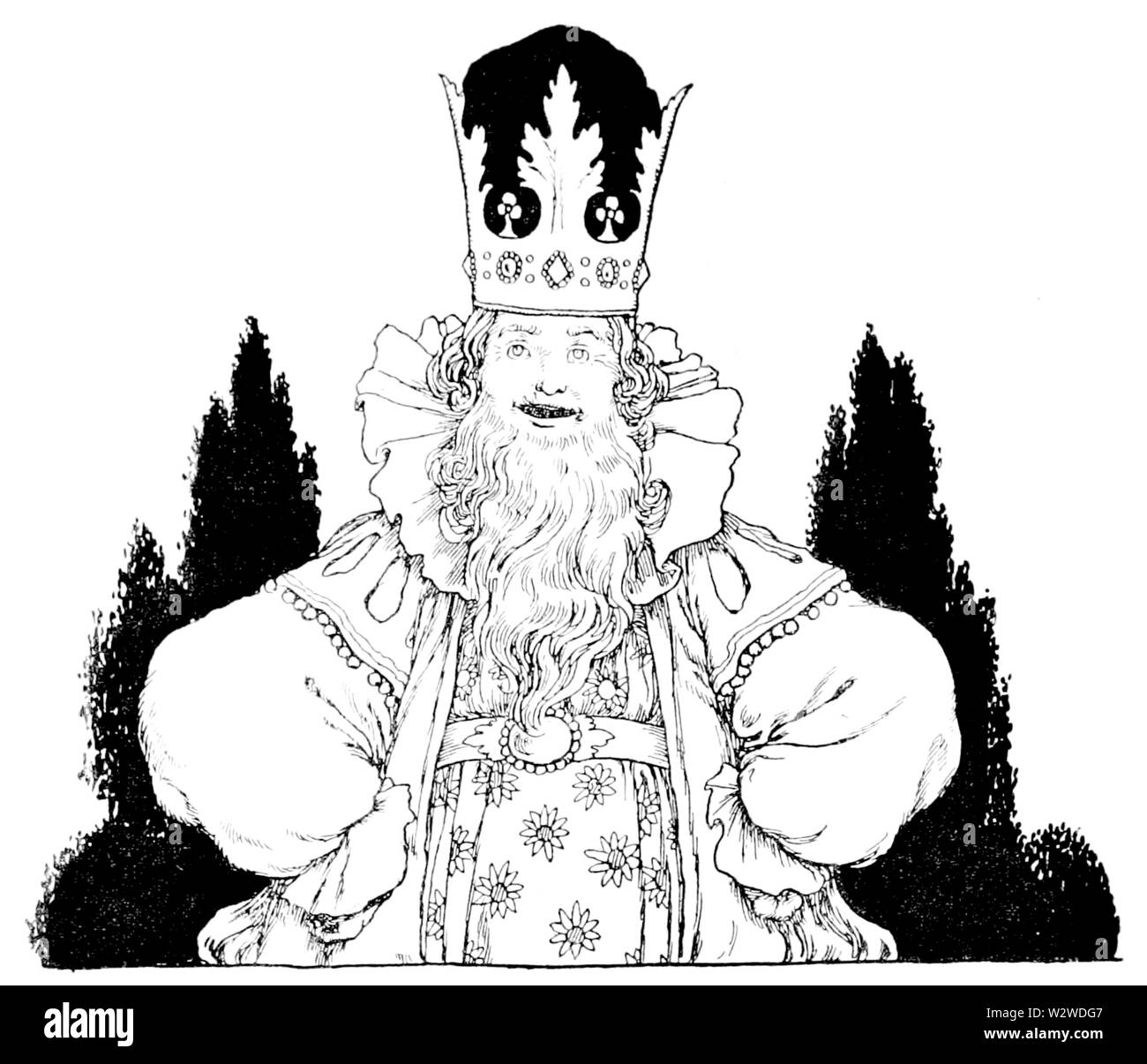 Illustrazione a pagina 242 di Bill il Minder Foto Stock