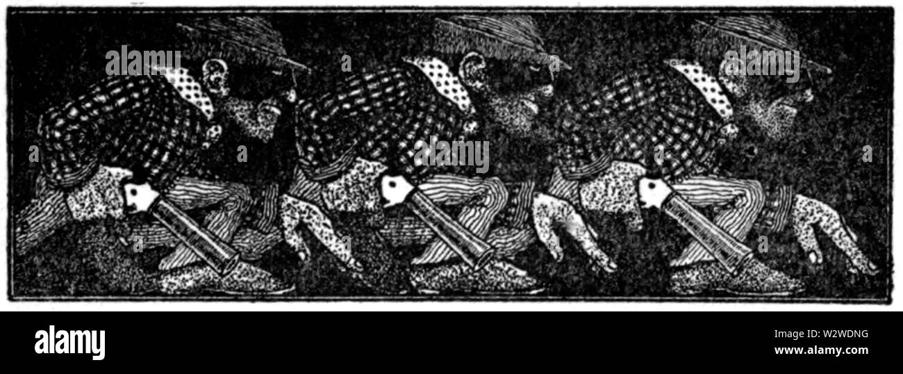 La figura alla pagina 9 della golden age Foto Stock