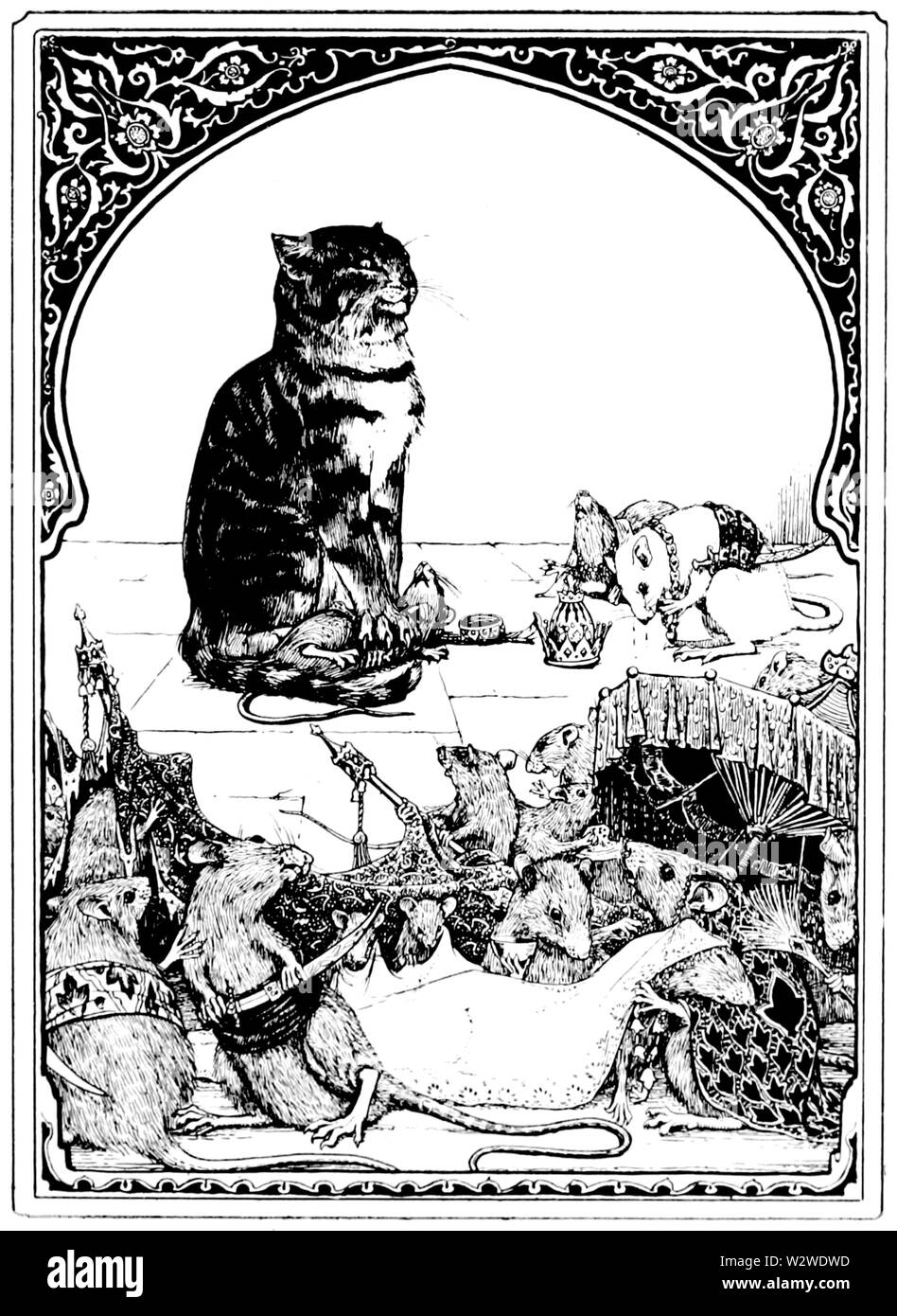 Illustrazione pagina a fronte 96 Indiani di favole (1892) Foto Stock