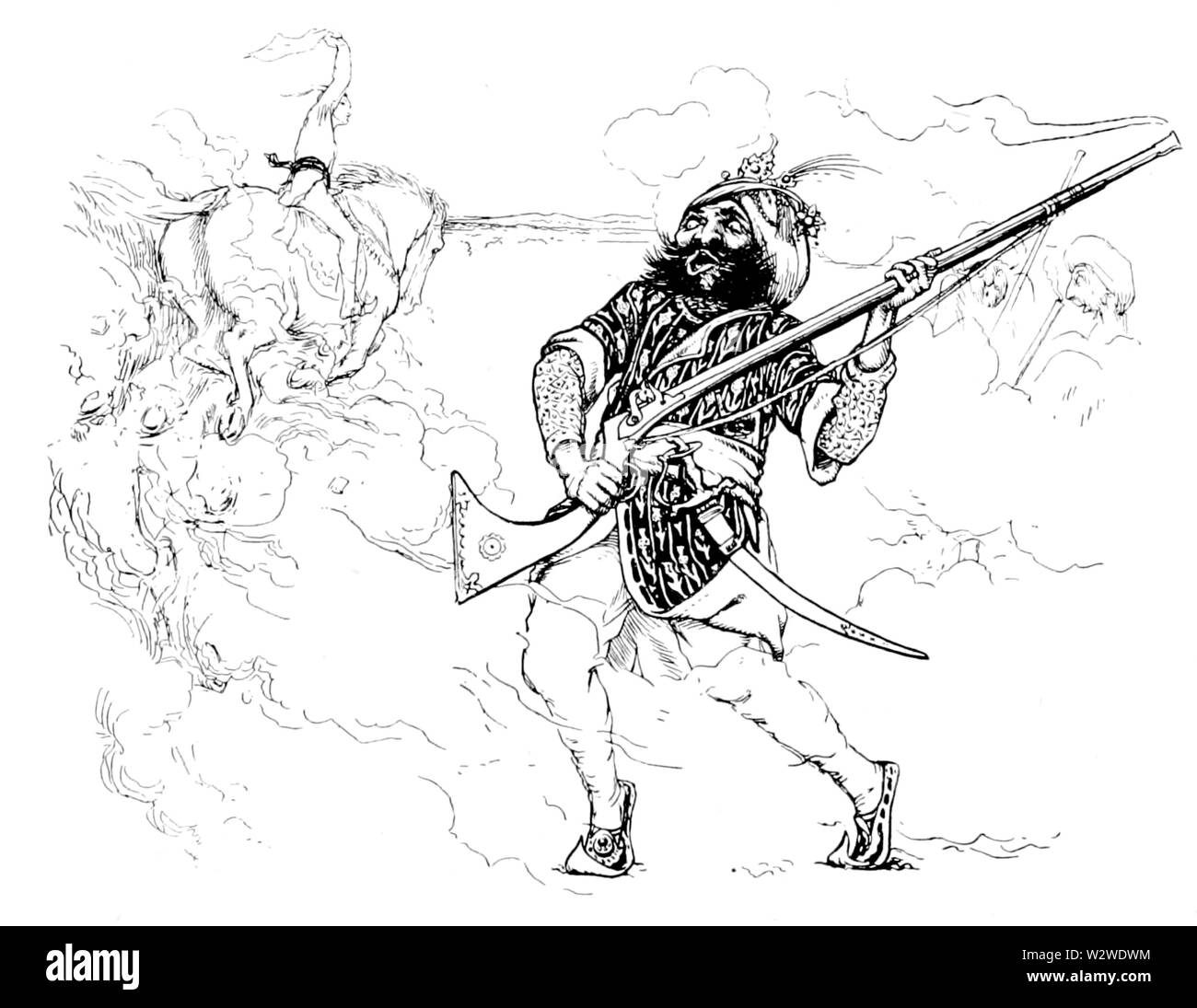 Il riquadro illustrazione a pagina 164 Indiana di favole (1892) Foto Stock