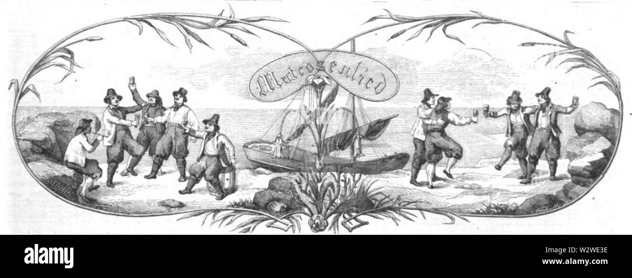 Illustrirte Zeitung (1843) 03 009 1 Matrosenlied Foto Stock