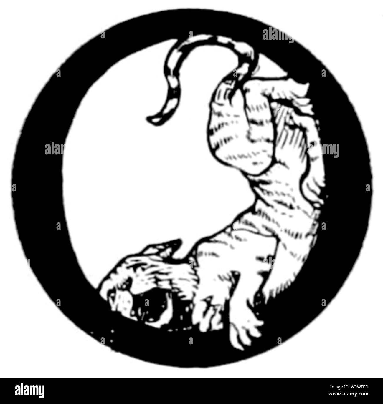 A iniziale pagina 66 Indiani di favole (1892) Foto Stock