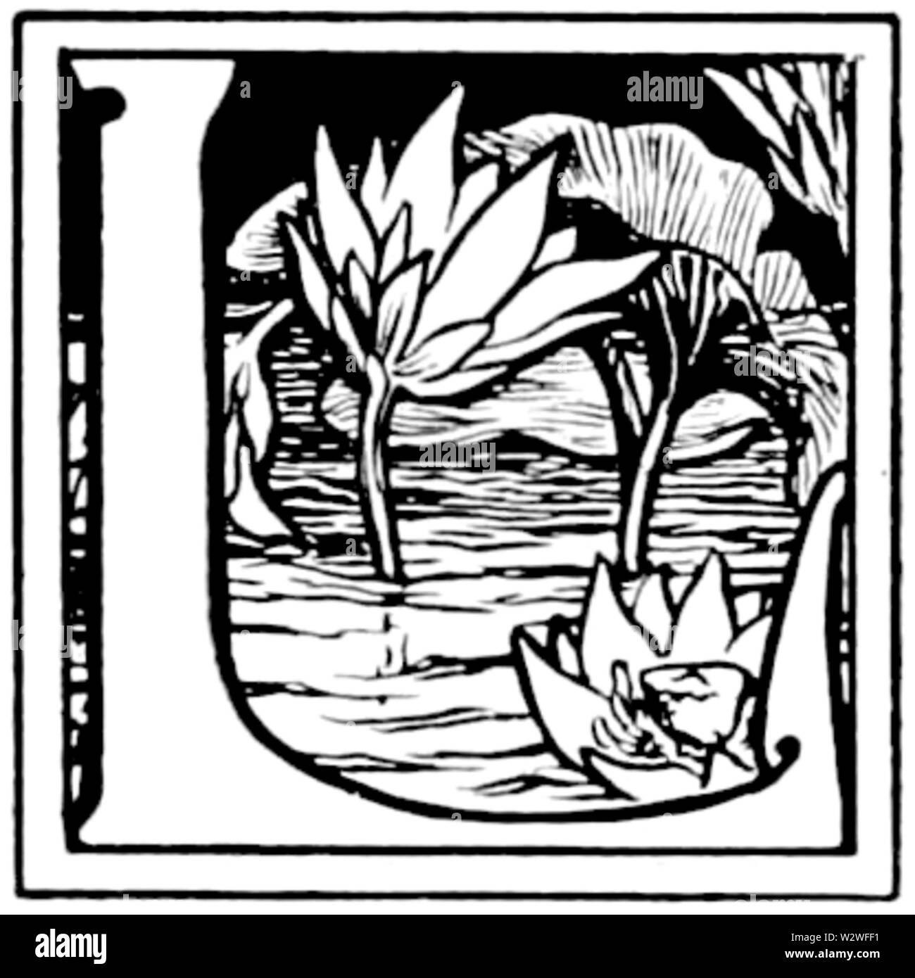 A iniziale pagina 46 Indiani di favole (1892) Foto Stock