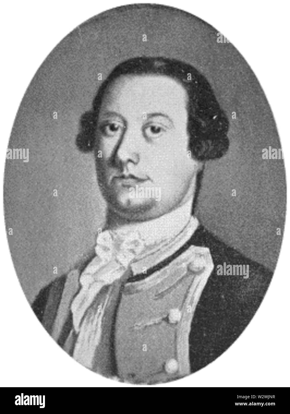 JoshuaWinslowMinitureByCopley Foto Stock